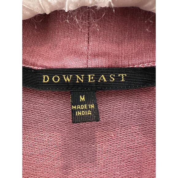 DOWNEAST | Rose Mauve Boho Open Front Cardigan Sweater Jacket | Medium - Picture 6 of 8